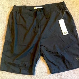 Men’s Black Adidas Swim Trunks - Size L - 9” inseam - drawstring- with tags